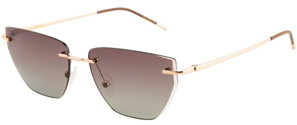 Luxe de Paris VC 2614LDP Geometric Sunglasses - IP5PINK