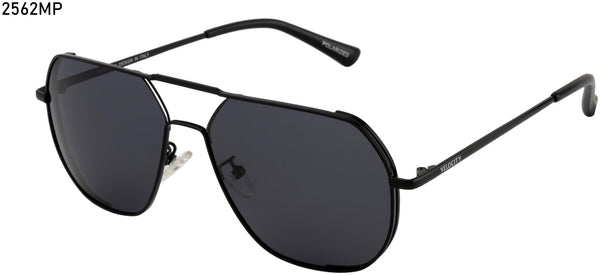 Velocity VC 2562MP Geometric Sunglasses - BLK-S