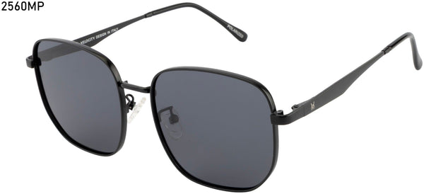 Velocity VC 2560MP Geometric Sunglasses - BLK