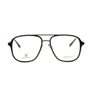 Velocity Rectangle Full Rim Metal Eyeglasses - 4022-C1M