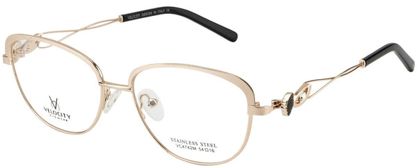 Velocity VC 4742M Cat-Eye Eyeglasses - DC1