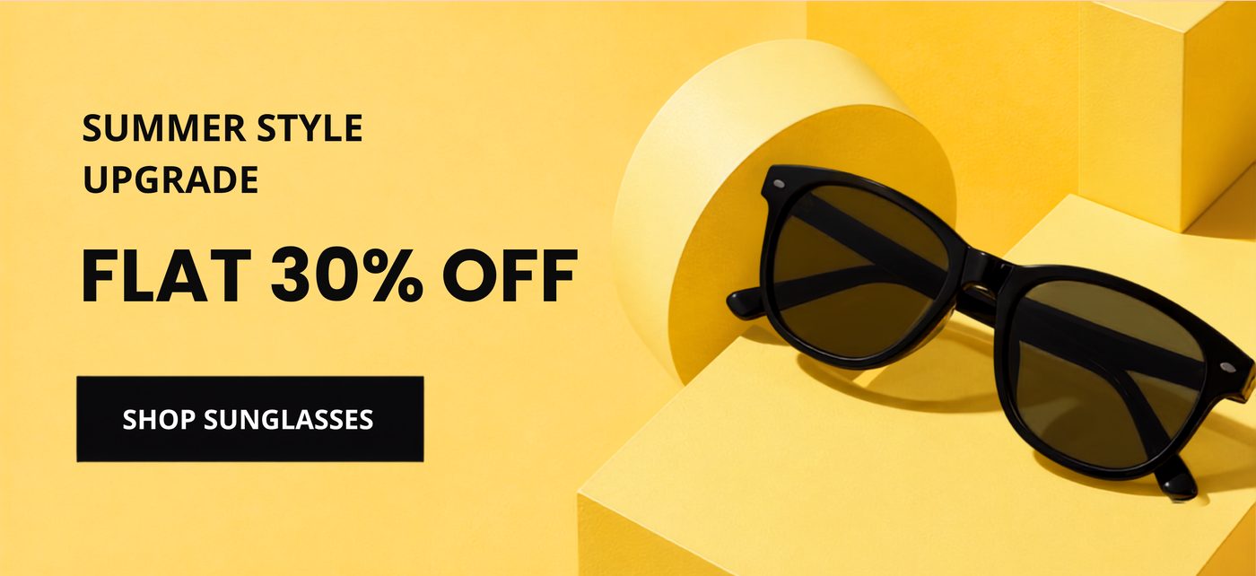 Summer style upgrade — flat 30% off. Shop sunglasses.