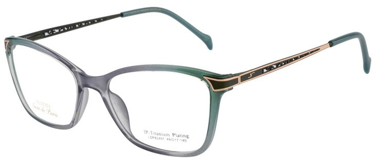 Luxe de Paris LDP 8249T Cat-Eye Eyeglasses - C4