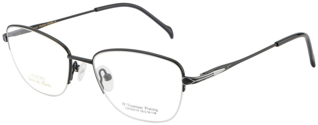 Luxe de Paris LDP 8261T Cat-Eye Eyeglasses - C5