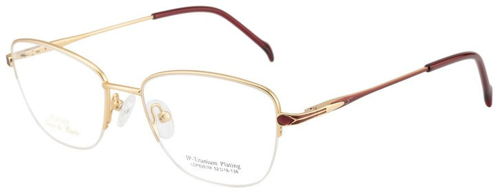 Luxe de Paris LDP 8261T Cat-Eye Eyeglasses - C3