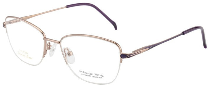 Luxe de Paris LDP 8261T Cat-Eye Eyeglasses - C4