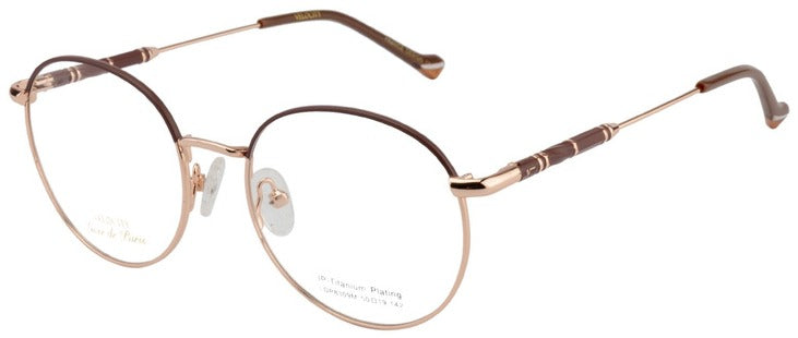 Luxe de Paris LDP 8309M Round Eyeglasses - C3