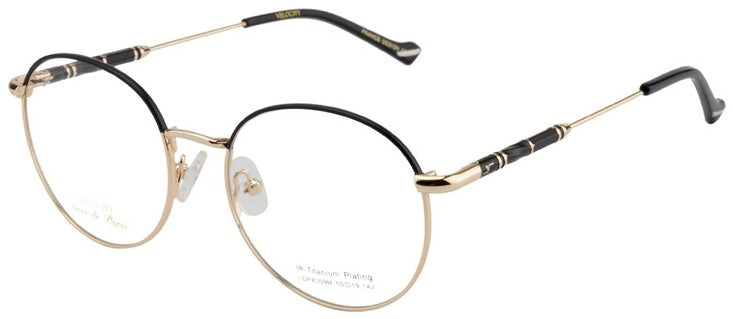 Luxe de Paris LDP 8309M Round Eyeglasses - C1