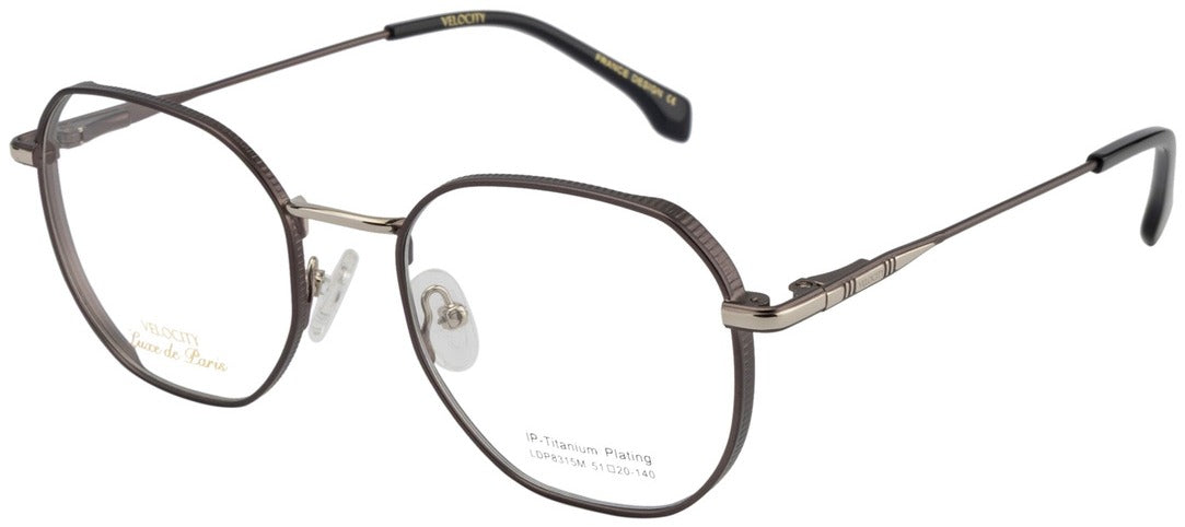 Luxe de Paris LDP 8315M Round Eyeglasses - C3