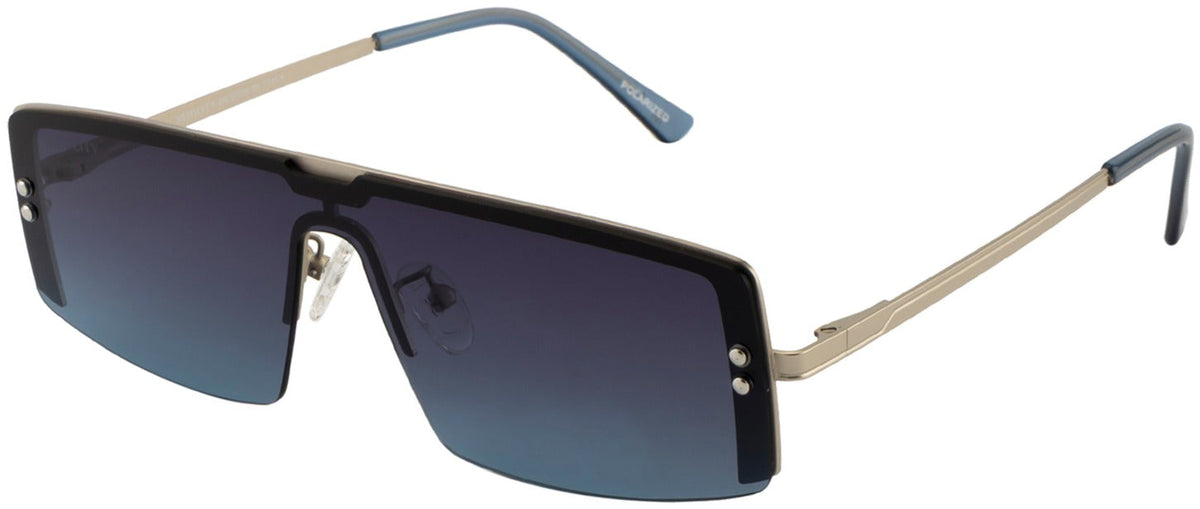 Velocity VC 2563MP Rectangle Sunglasses - SIL