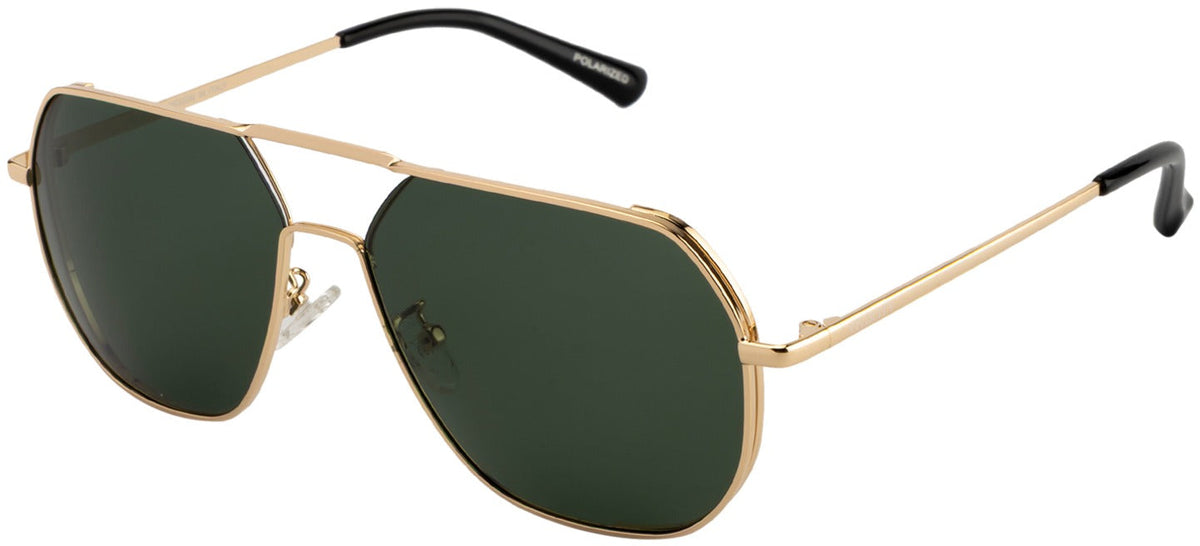 Velocity VC 2562MP Geometric Sunglasses - GLD-G