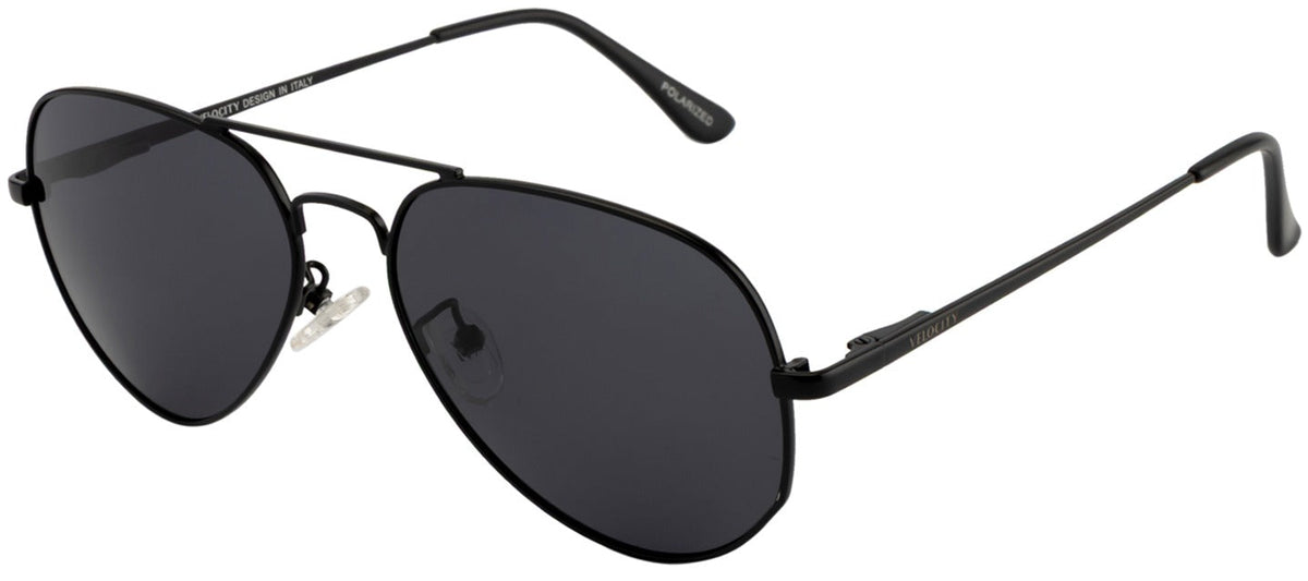 Velocity VC 2559MP Aviator Sunglasses - BLK-S