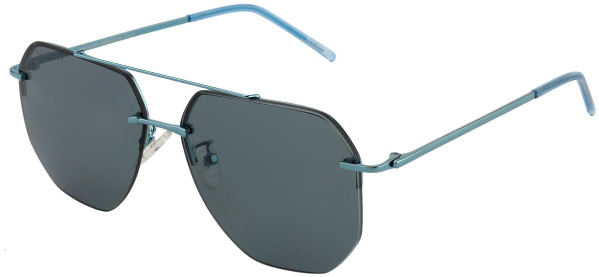 Velocity VC 2551MP Geometric Sunglasses - BLU
