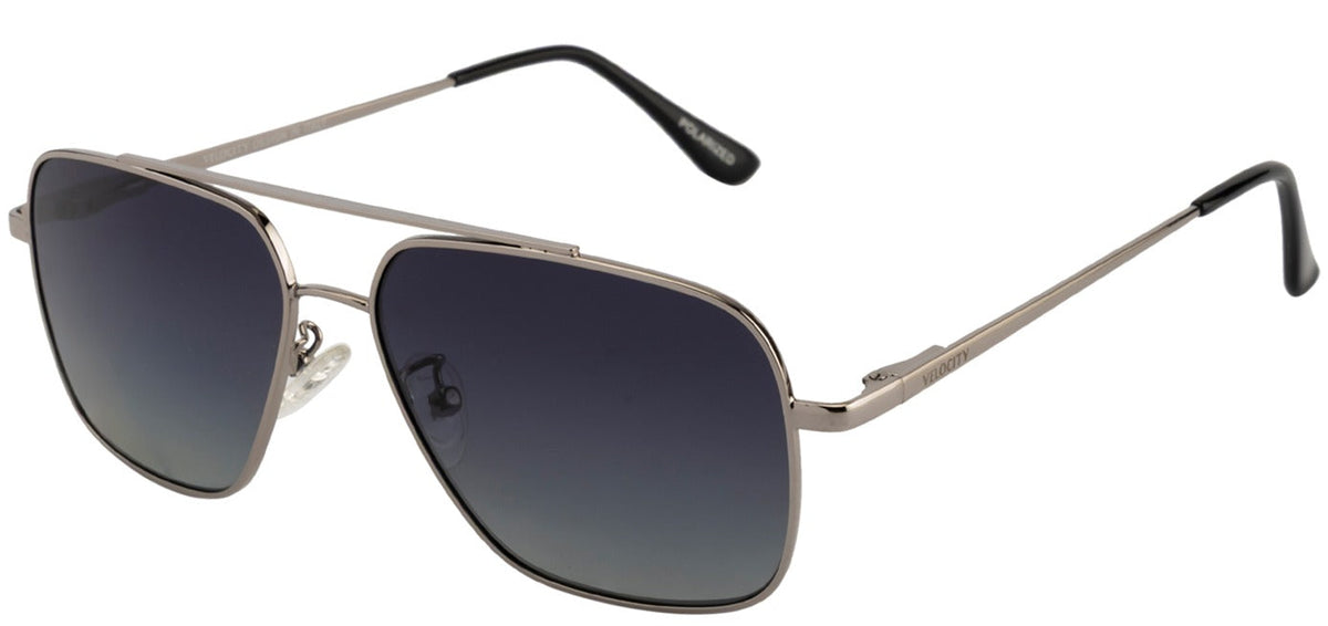 Velocity VC 2552MP Square Sunglasses - GUN-SMK