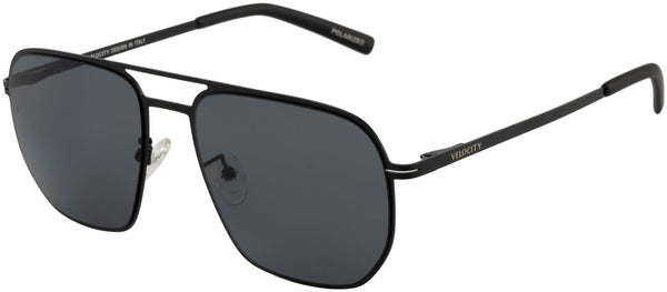 Velocity VC 2558MP Square Sunglasses - BLK