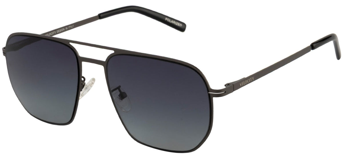 Velocity VC 2558MP Square Sunglasses - GUN