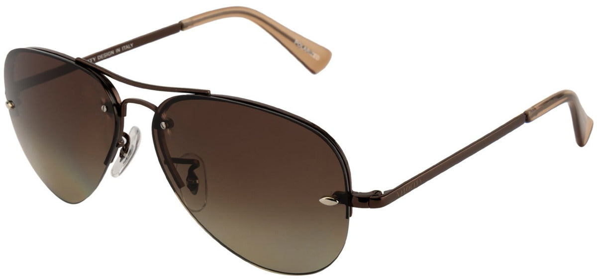 Velocity VC 2555MP Aviator Sunglasses - BRN