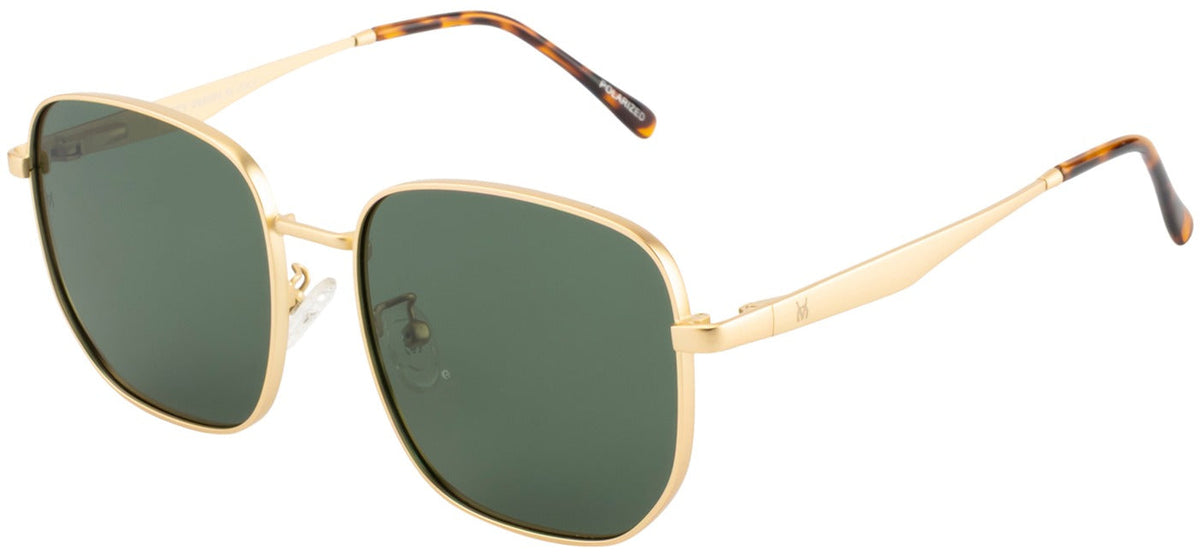 Velocity VC 2560MP Geometric Sunglasses - GLD-G15