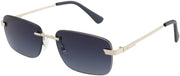 Velocity VC 2588MP Rectangle Rimless Sunglasses
