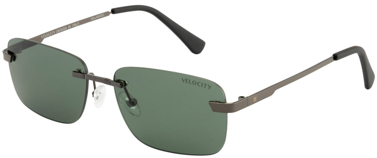 Velocity VC 2588MP Rectangle Rimless Sunglasses - C5