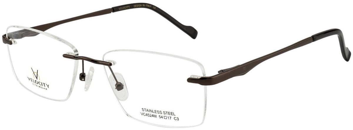 Velocity VC 4524M Rectangle Eyeglasses - C3