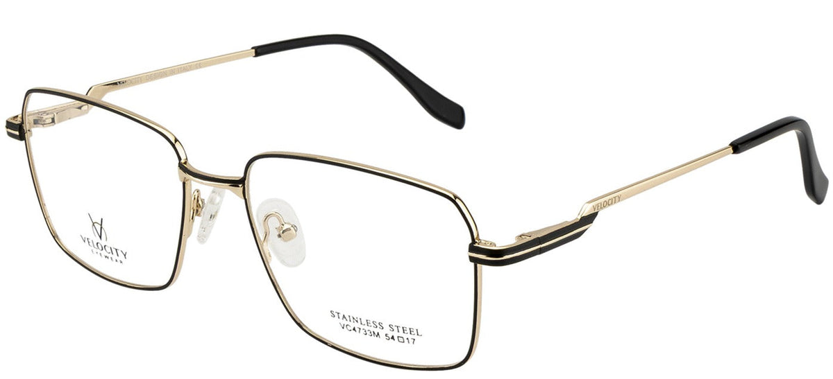 Velocity VC 4733M Rectangle Eyeglasses - DC1