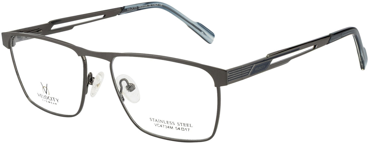 Velocity VC 4734M Rectangle Eyeglasses - DC3