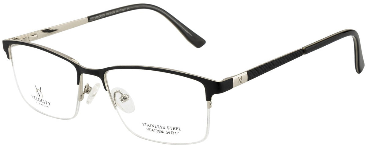 Velocity VC 4736M Rectangle Eyeglasses - DC6