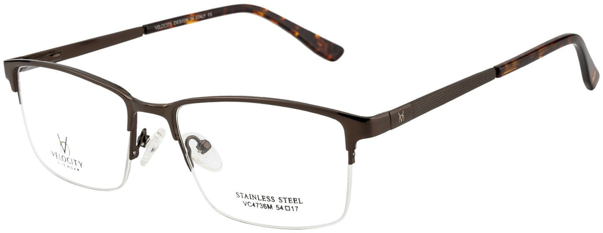 Velocity VC 4736M Rectangle Eyeglasses - DC2