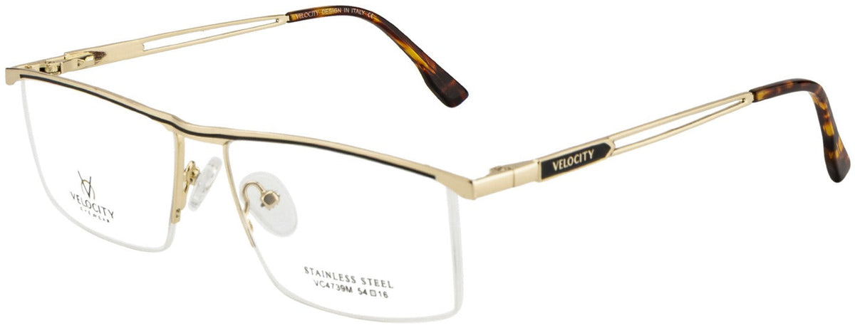 Velocity VC 4739M Rectangle Eyeglasses - DC1