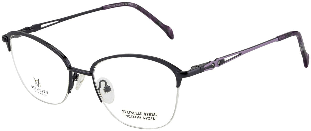 Velocity VC 4741M Cat-Eye Eyeglasses - DC11