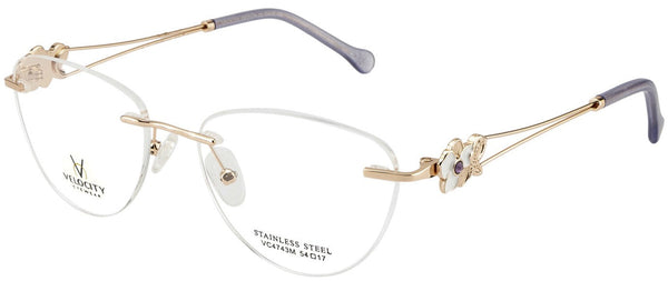 Velocity VC 4743M Oval Eyeglasses - DC1