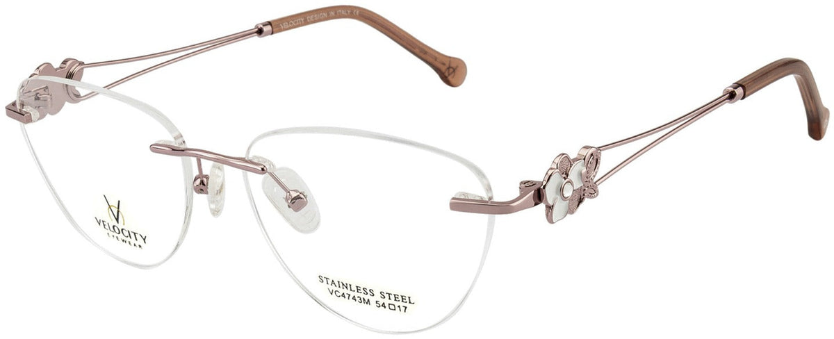 Velocity VC 4743M Oval Eyeglasses - DC10