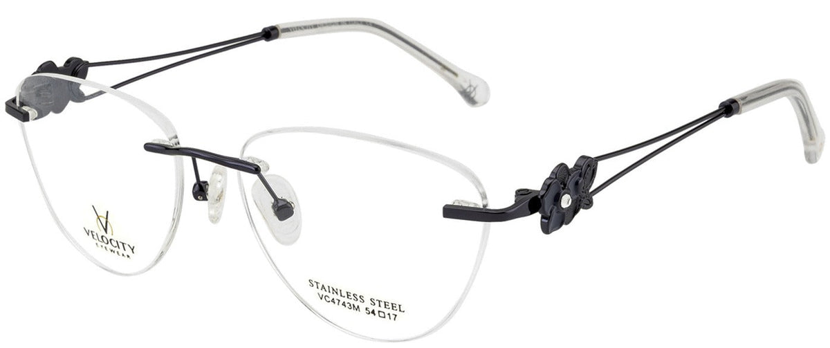 Velocity VC 4743M Oval Eyeglasses - DC11