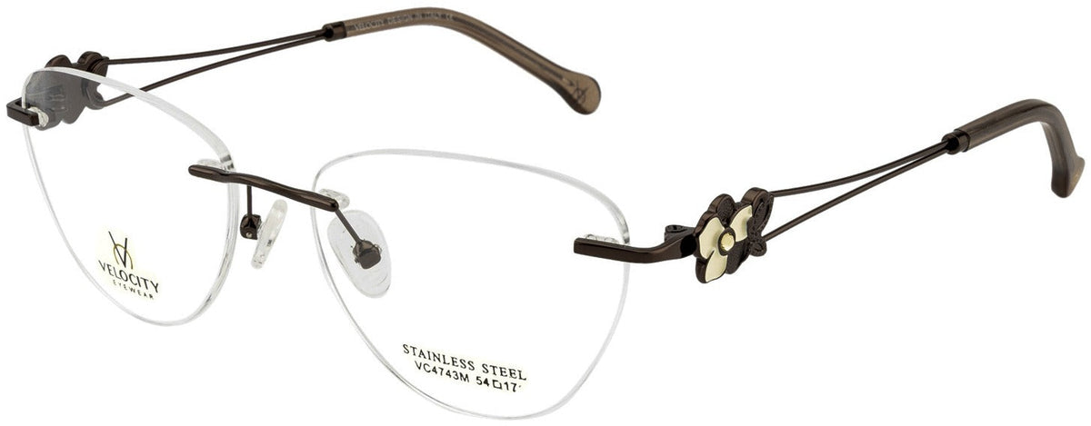 Velocity VC 4743M Oval Eyeglasses - DC2