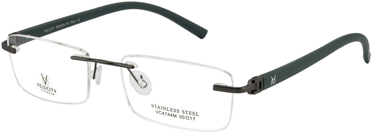 Velocity VC 4744M Rectangle Eyeglasses - C3M
